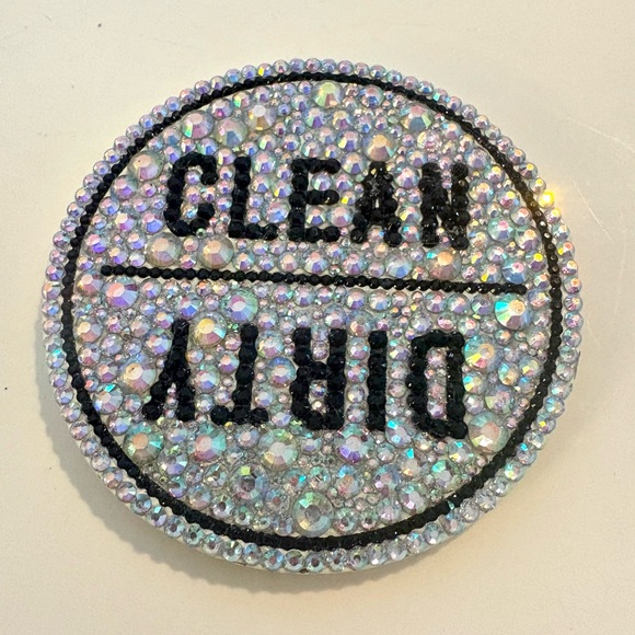 Sparkling Rhinestone Dishwasher Sign - Picture 3 of 5